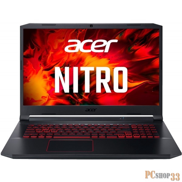 Ноутбук Acer Gaming AN517-52-77QC 17.3 FHD, Intel Core i7-10750H, 16Gb, 512Gb SSD, noODD, NVidia RTX3060 6Gb, wo OS, ч