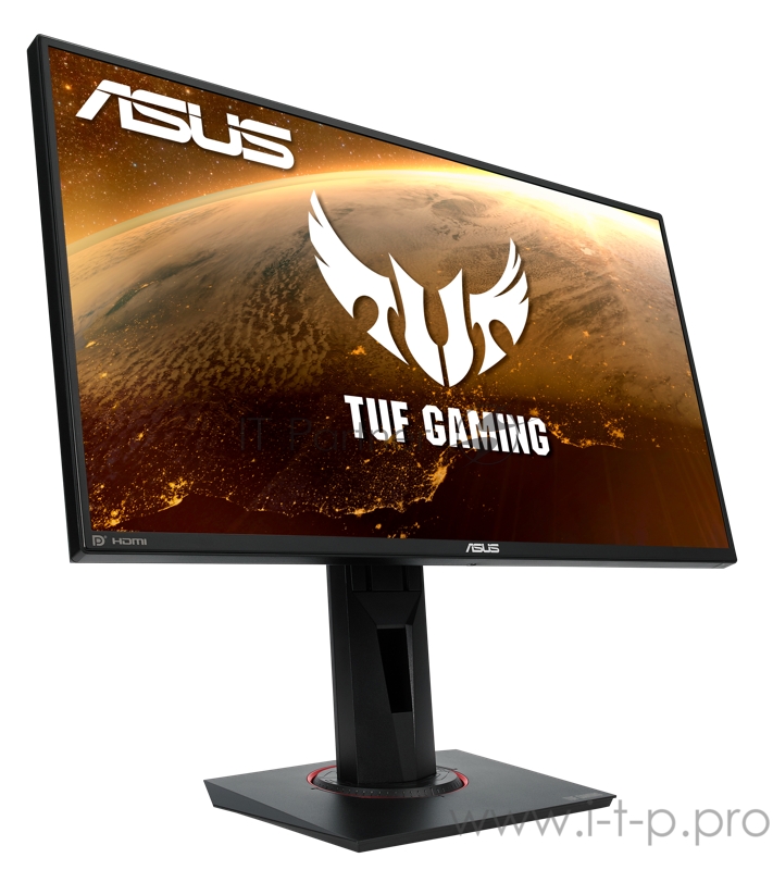 Монитор ASUS 24.5 VG258QM LED, 1920x1080, ProGaming, 0.5ms, 400cd/m, 100Mln:1, 170°/160°, 280Hz, HDR400, 2*HDMI, DP, G-SYNC, колонки, HAS, Tilt, Swivel, Pivot, VESA, Black, 90LM0450-B02370