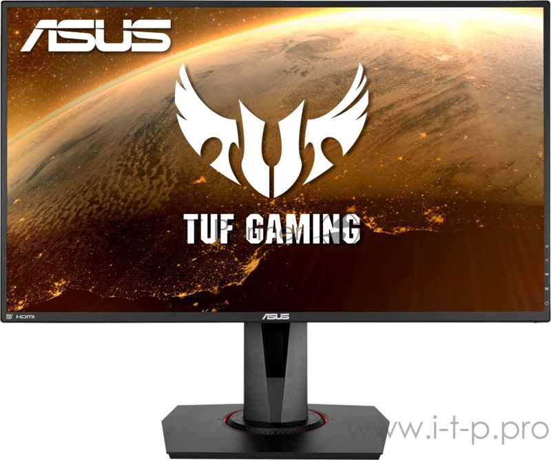 Монитор ASUS 27 VG279QR IPS LED, 1920x1080, ProGaming, 3ms, 300cd/m, 100Mln:1, 178°/178°, 165Hz, HDR400, 2*HDMI, DP, G-SYNC, колонки, HAS, Tilt, Swivel, Pivot, VESA, Black, 90LM04G0-B03370