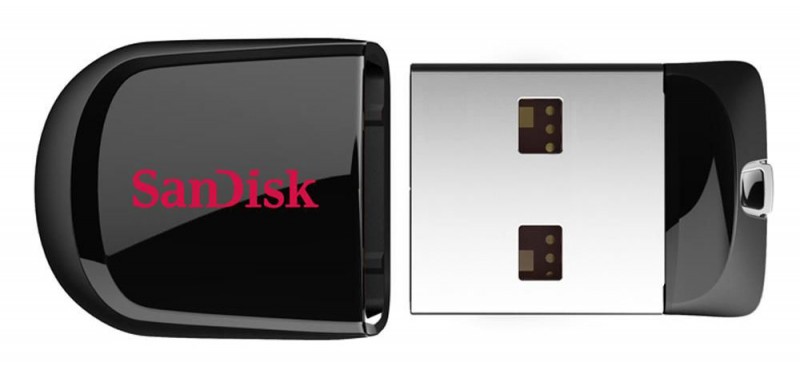 Накопитель USB flash 16ГБ SanDisk Cruzer Fit, черный (USB2.0)