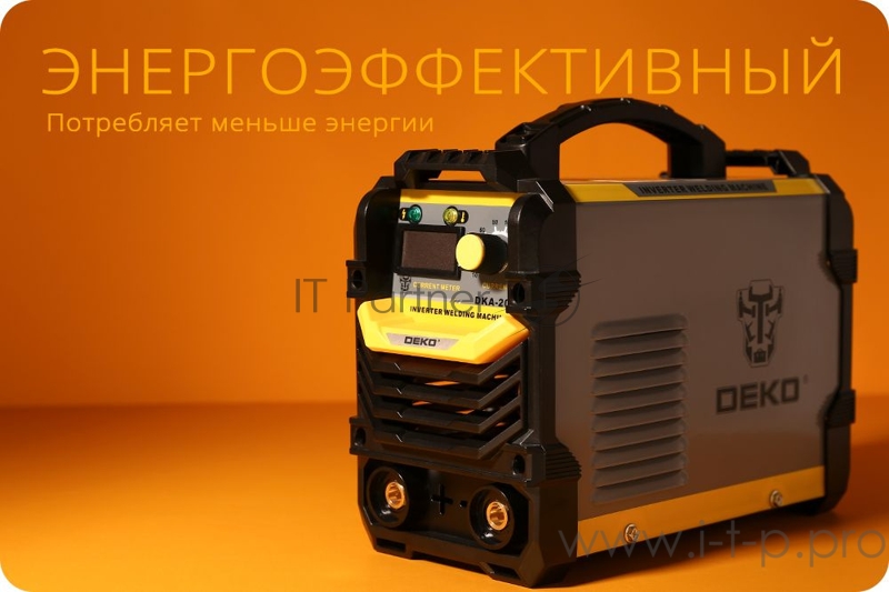 Сварочный аппарат Deko DKWM200A инвертор ММА DC 4.4кВт (кейс в комплекте)