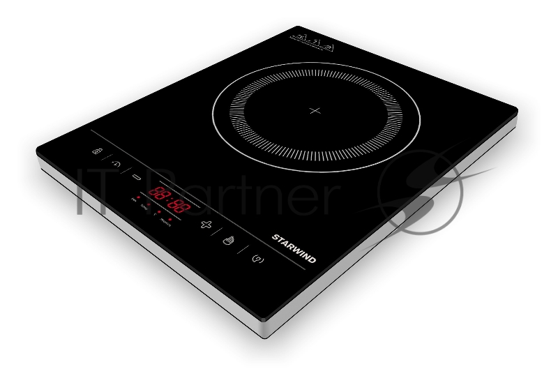 Плита Индукционная Starwind STI-1002 черный/серебристый (настольная)