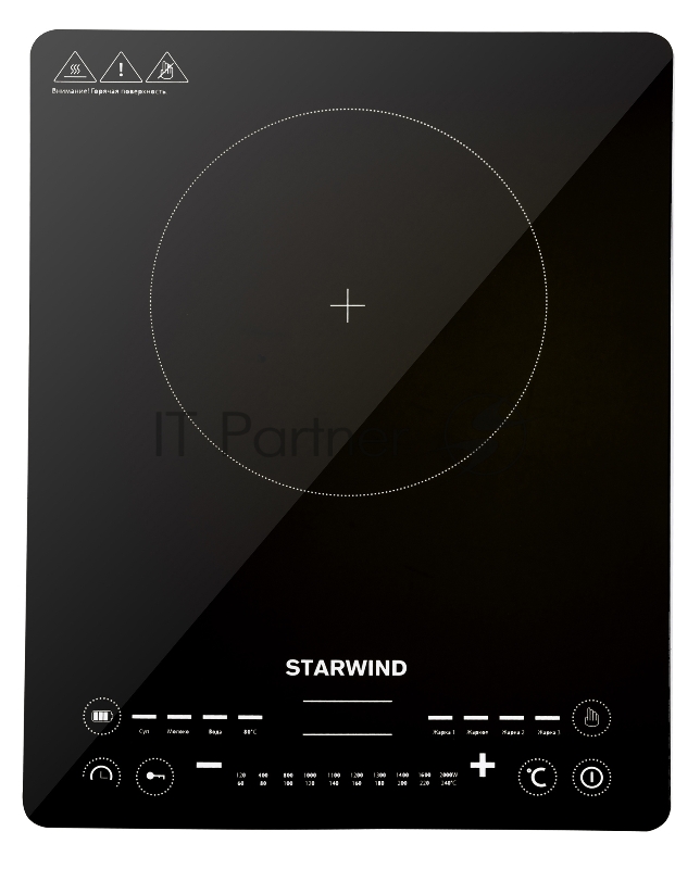 Плита Индукционная Starwind STI-1001 черный стеклокерамика (настольная)