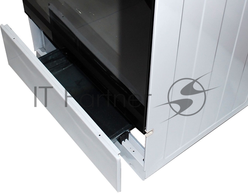 Плита Газовая Flama HG 6421 W белый (стеклянная крышка) реш.чугун