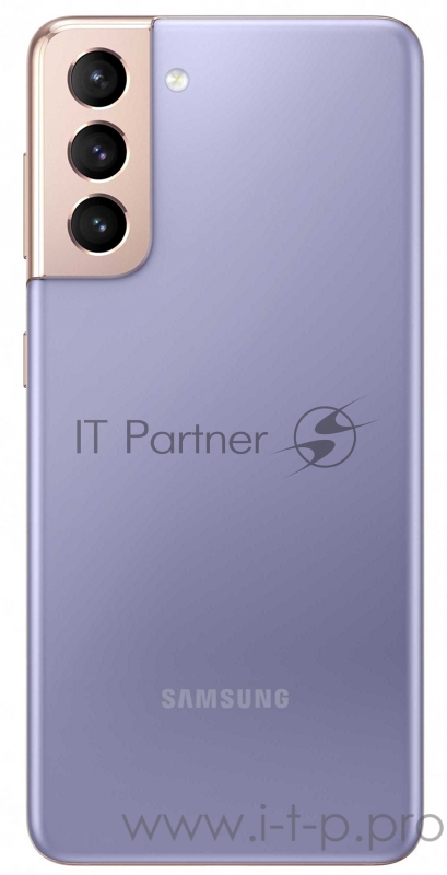 Смартфон Samsung SM-G991 Galaxy S21 128Gb 8Gb фиолетовый фантом моноблок 3G 4G 2Sim 6.2 1080x2400 Android 11 64Mpix 802.11 a/b/g/n/ac/ax NFC GPS GSM