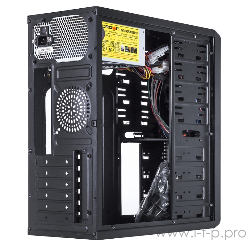Корпус Miditower CROWN CMC-C503 black ATX (CM-450office)