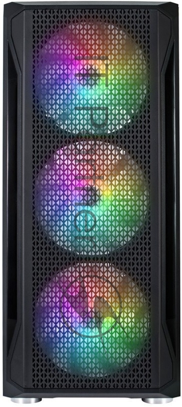 Корпус 1STPLAYER FIREBASE X5 / ATX, tempered glass / 3x140mm & 1x120mm LED fans inc. / X5-3G6P-1G6