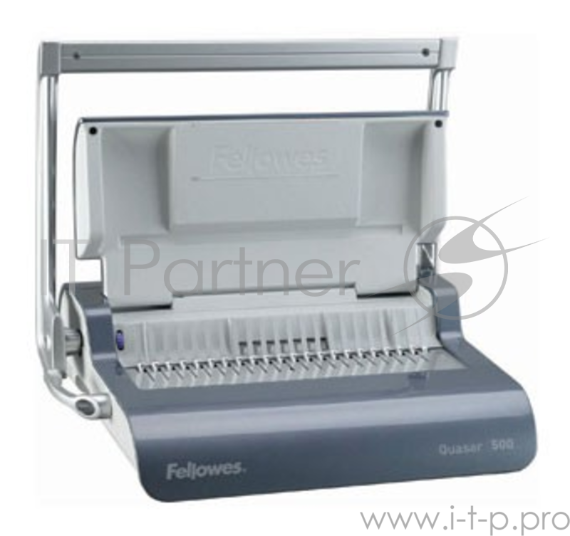 Брошюратор Fellowes Переплетчик QUASAR+ FS-5627701 {на пластиковую пружину, сшивает до 500 лст., перфорирует 22 лст.}