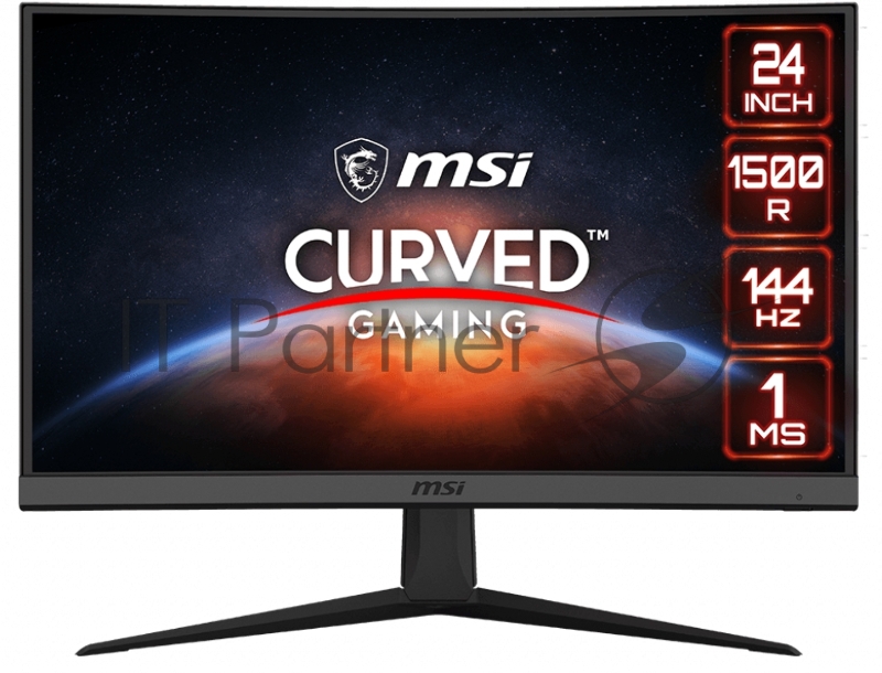 Монитор MSI Optix G24C6 23.6 FHD (1920x1080 (матовый))/Curved/1x DP /2x HDMI/144Hz/1ms/3.4kg