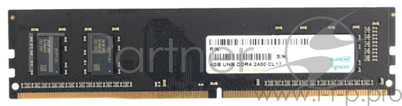 Модуль памяти Apacer DDR4 DIMM 4GB EL.04G2T.KFH {PC4-19200, 2400MHz}