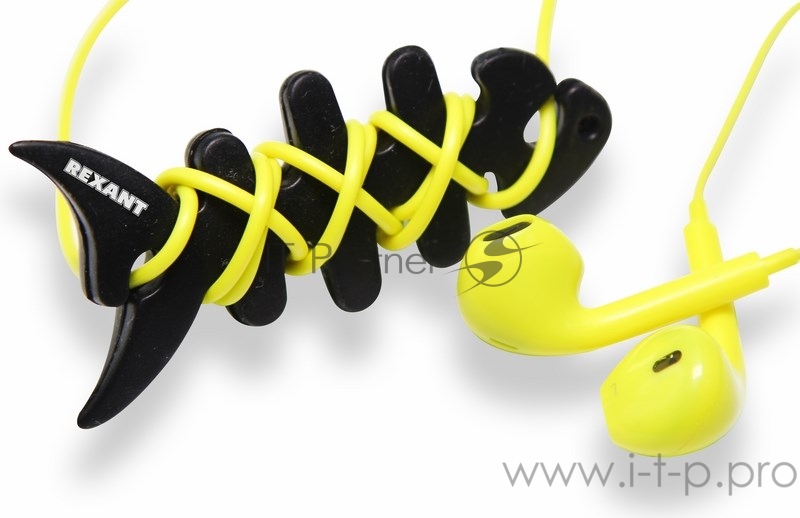 Намотка для наушников черная REXANT