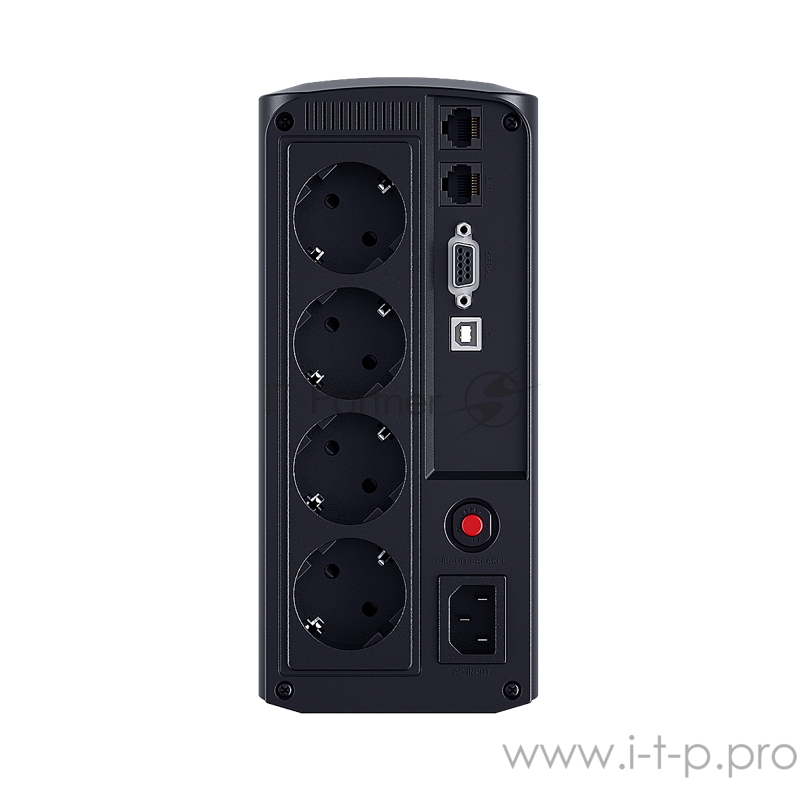 Источник бесперебойного питания UPS CyberPower VP700ELCD Line-Interactive 700VA/390W USB/RS-232/RJ11/45 (4 EURO)