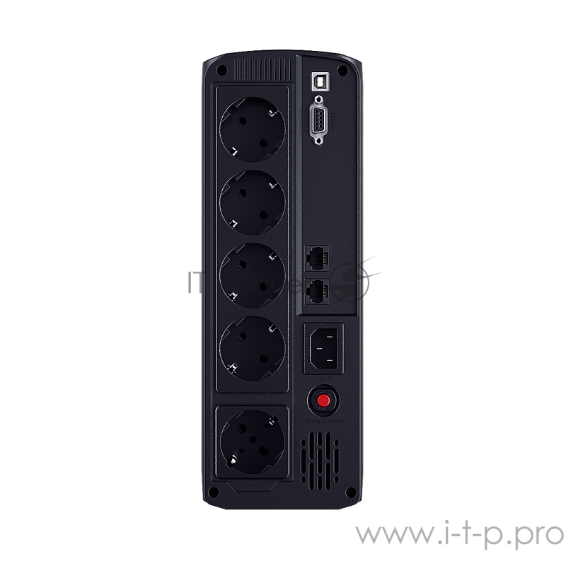 Источник бесперебойного питания UPS CyberPower VP1200ELCD Line-Interactive 1200VA/720W USB/RS-232/RJ11/45 (4 + 1 EURO)