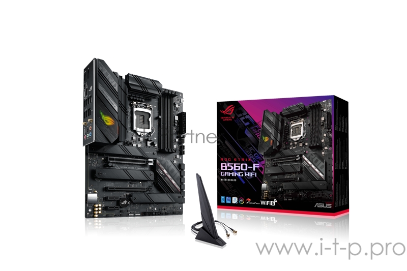 Материнская плата ASUS ROG STRIX B560-F GAMING WIFI, LGA1200, B560, 4*DDR4, HDMI+DP, CrossFireX, SATA3 + RAID, Audio, Gb LAN, USB 3.2*9, USB 2.0*5, ATX 90MB16J0-M0EAY0