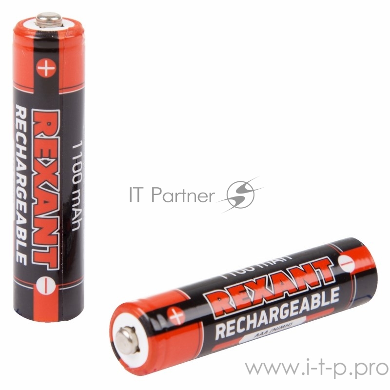 Аккумулятор тип AAA «мизинчиковый» 1.2 В 1100 мАч блистер 2 шт. REXANT