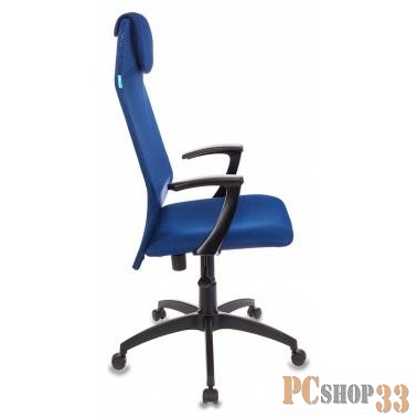 Кресло руководителя Бюрократ KB-8/DB/TW-10N синий TW-05N TW-10N сетка