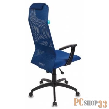 Кресло руководителя Бюрократ KB-8/DB/TW-10N синий TW-05N TW-10N сетка