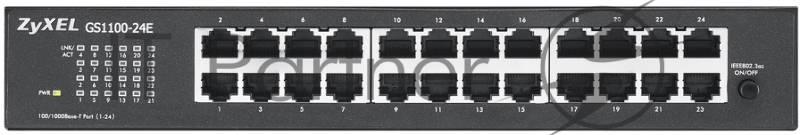 Коммутатор Zyxel GS1100-24E-EU0103F 24G неуправляемый