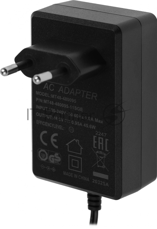 MikroTik 48V 0.95A 45.6W power supply, GPEN concept