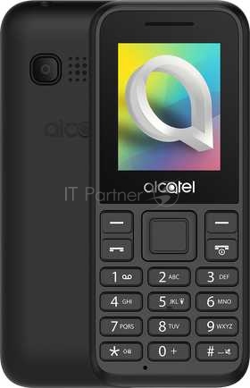 Мобильный телефон Alcatel 1066D черный моноблок 2Sim 1.8 128x160 Thread-X 0.08Mpix GSM900/1800 GSM1900 MP3 FM microSD max32Gb