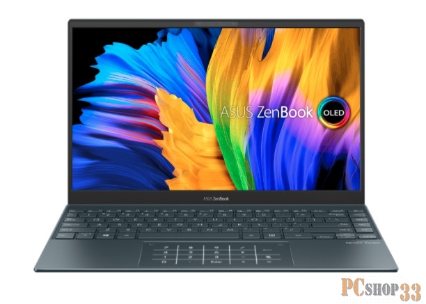 Ноутбук ASUS UX325EA-KG272T Q1 13.3 FHD OLED 400-nits ASUS UX325EA-KG272T Q1 13.3 FHD OLED 400-nits/i7-1165G7/16GB/512GB SSD/UMA/W10/Pine Grey
