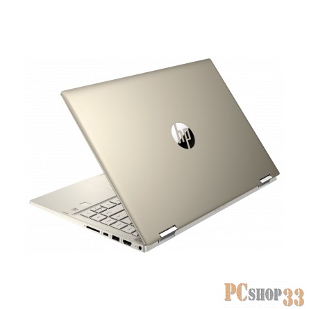 Ноутбук HP Pavilion x360 14-dw1009ur Core i7 1165G7/16Gb/SSD512Gb/Intel Iris Xe graphics/14/IPS/Touch/FHD (1980x1080)/Windows 10/gold/WiFi/BT/Cam