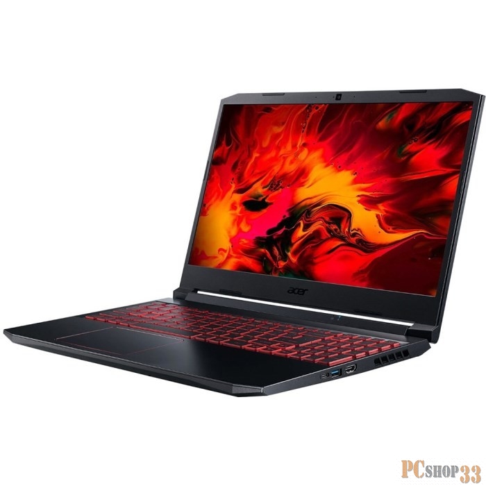 Ноутбук Acer Gaming AN515-45-R5LA 15.6 FHD, AMD R5-5600H, 12Gb, 512Gb SSD, noODD, NVidia RTX3060 6Gb, wo OS, черный (N