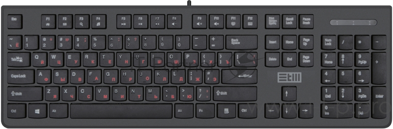 Клавиатура проводная USB STM 205CS черная STM USB Keyboard WIRED STM 205CS black