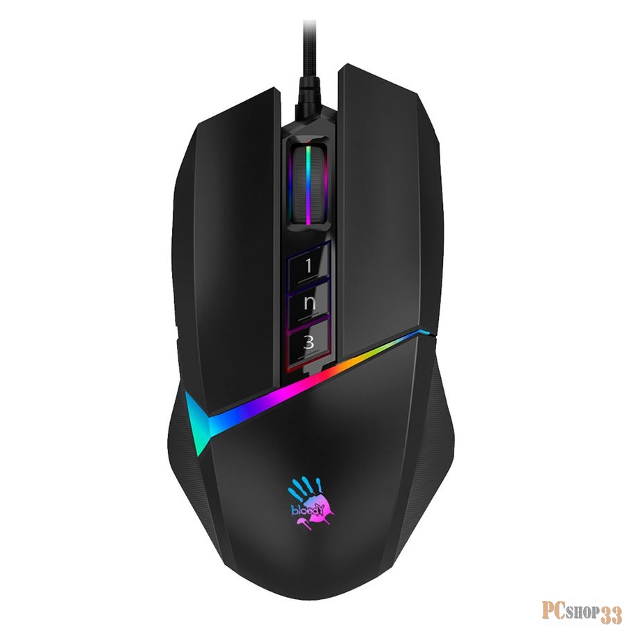 Мышь A4Tech Bloody W60 Pro черный оптическая (16000dpi) USB