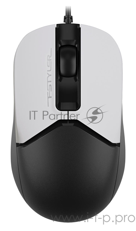 Мышь A4Tech Fstyler FM12 Panda белый/черный оптическая (1200dpi) USB (3but)