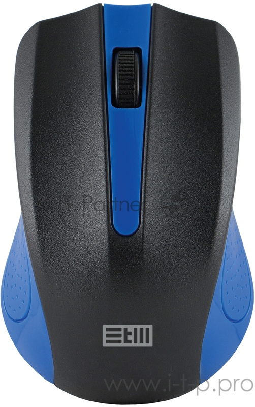 Мышь беспроводная USB STM 107CBW черно/cиняя STM USB WIRELESS MOUSE STM 107CBW black/blue