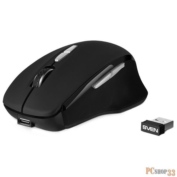 Беспроводная мышь SVEN RX-590SW чрн. (бесш. кл., Bluetooth, 2,4GHz, 6+1кл., ST, 800-1600DPI, блист.) Беспроводная мышь SVEN RX-590SW чрн. (бесш. кл., Bluetooth, 2,4GHz, 6+1кл., ST, 800-1600DPI, блист.)