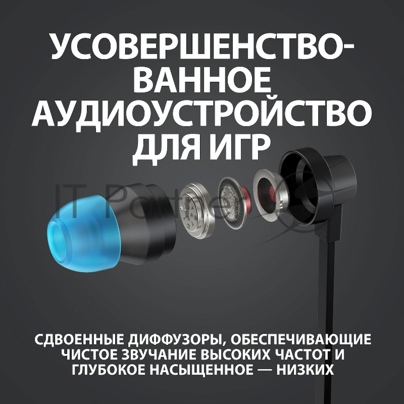 Гарнитура Logitech Headset Gaming G333 - BLACK - 3.5 MM
