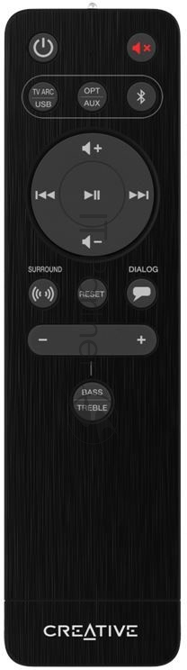 Колонки Creative Stage V2 2.1 черный 80Вт