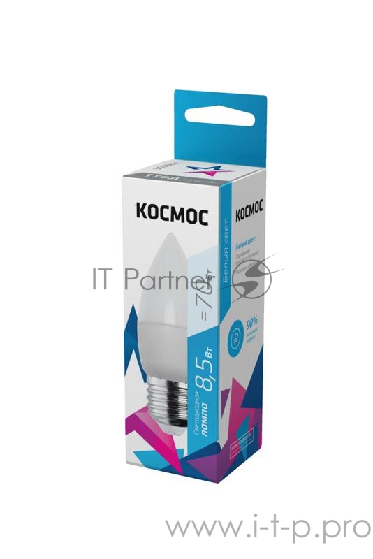 Лампа светодиодная LED BASIC CN 8.5Вт 220В E27 4500К Космос LkecLED8.5wCNE2745