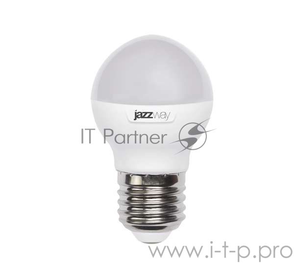 Лампа светодиодная PLED-SP G45 9Вт шар 5000К холод. бел. E27 820лм 230В JazzWay 2859662A