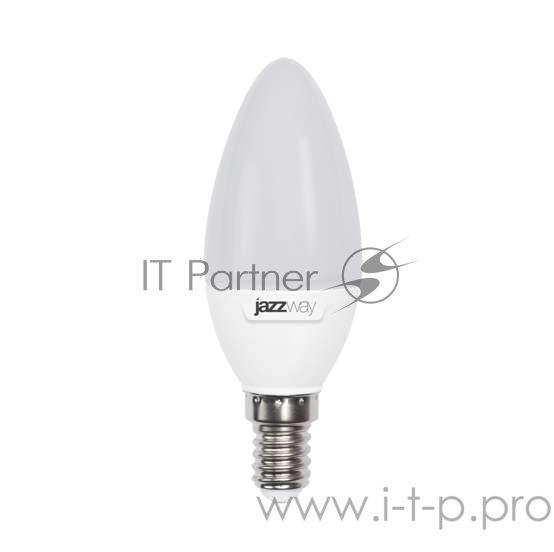 Лампа светодиодная PLED-SP C37 9Вт свеча 5000К холод. бел. E14 820лм 230В JazzWay 2859488A