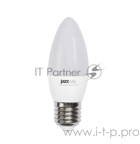 Лампа светодиодная PLED-SP C37 7Вт свеча 5000К холод. бел. E27 560лм 230В JazzWay 1027849-2