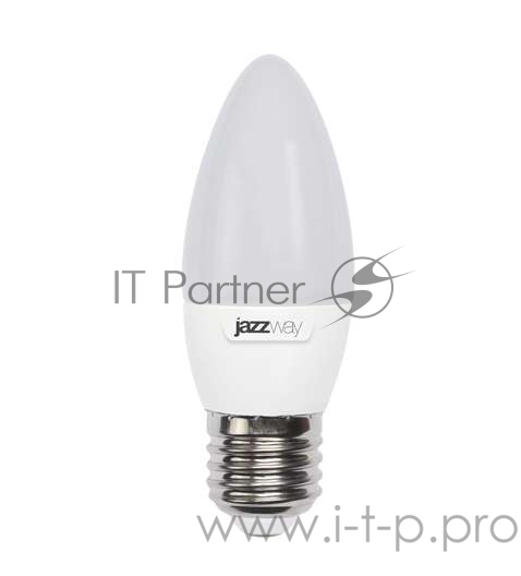 Лампа светодиодная PLED-SP C37 7Вт свеча 3000К тепл. бел. E27 530лм 230В JazzWay 1027825-2