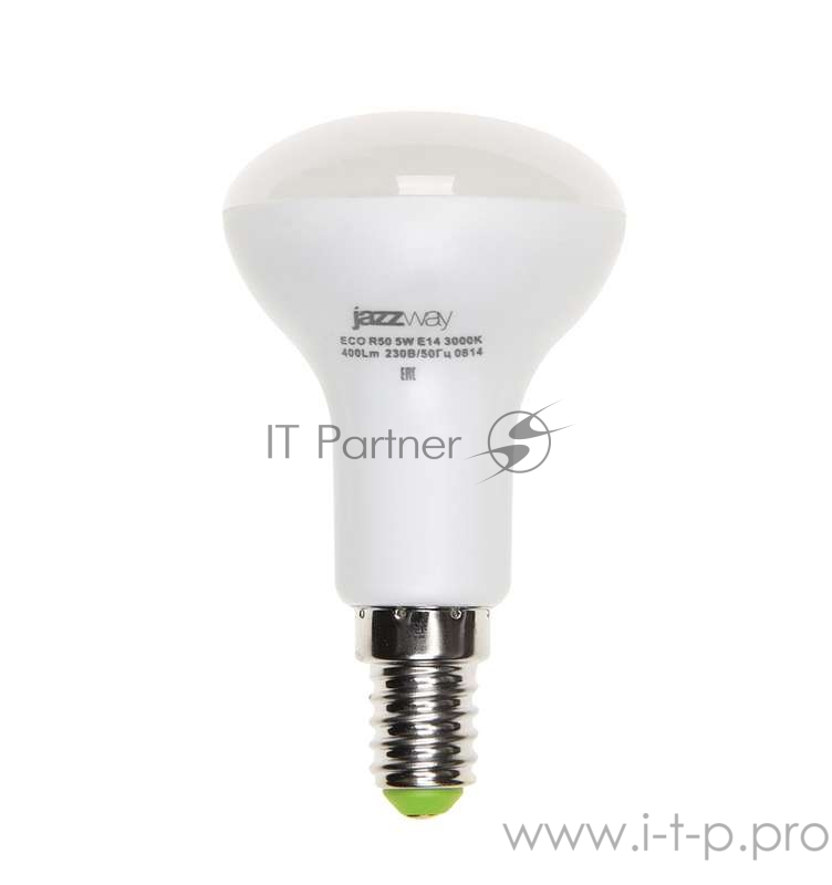 Лампа светодиодная PLED-ECO-R50 5Вт 3000К тепл. бел. E14 400лм 220-240В JazzWay 1037015A