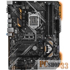 Мат. плата Socket1151 ASUS TUF B360-PLUS GAMING (iB360, 4xDDR4, M.2, SATA III, 2xPCI-E, D-Sub, HDMI, 1Гбит LAN, USB3.1, ATX)