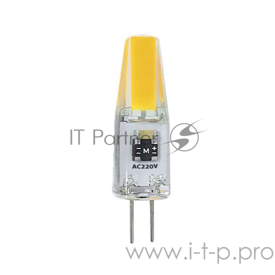 Лампа светодиодная PLED-G4 COB 3Вт капсульная 3000К тепл. бел. G4 240лм 220В JazzWay 2857446