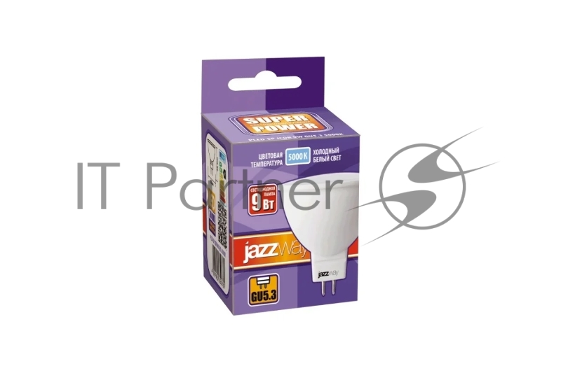 Лампа светодиодная PLED-SP JCDR 9Вт 5000К холод. бел. GU5.3 720лм 230В JazzWay 2859785A