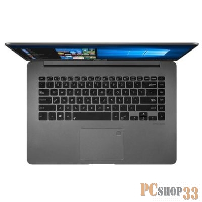 Ноутбук ASUS Zenbook UX530UQ-FY017R (Core i5 7200U-2.50ГГц, 8ГБ, 256ГБ SSD, GF940MX, WiFi, BT, WebCam, 15.6 1920x1080, W10 Pro), серый