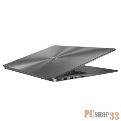 Ноутбук ASUS Zenbook UX530UQ-FY017R (Core i5 7200U-2.50ГГц, 8ГБ, 256ГБ SSD, GF940MX, WiFi, BT, WebCam, 15.6 1920x1080, W10 Pro), серый
