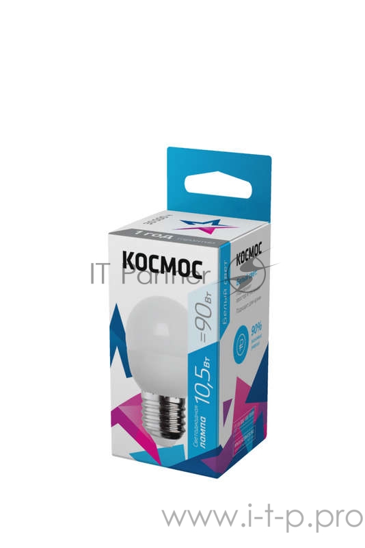Лампа светодиодная LED BASIC GL45 10.5Вт 220В E27 4500К Космос LkeLED10.5wGL45E2745