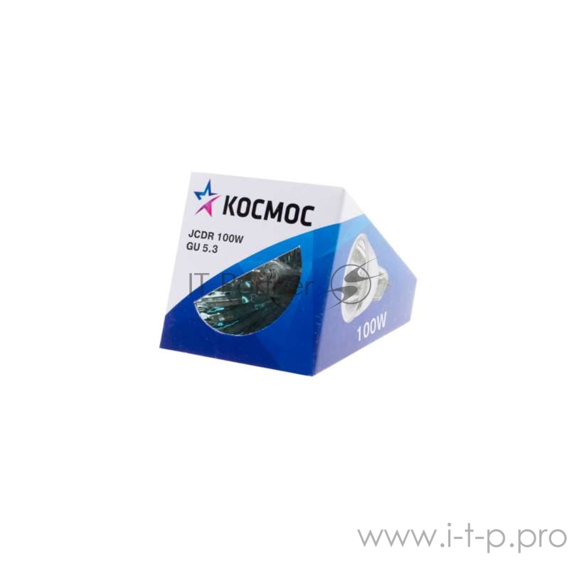 Лампа галогенная JCDR 100Вт GU5.3 220В Космос LKsmJCDR220V100W
