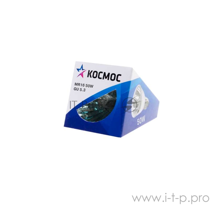 Лампа галогенная MR16 50Вт 12В GU5.3 EXNc Космос LKsmMR1612V50W