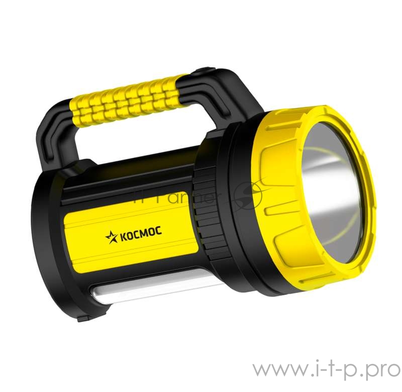 Фонарь светодиодный аккум. 5W LED 3 режима бок. панель 10Вт зарядное устройство 220/12В КОСМОС KOCAc2005W_Ex