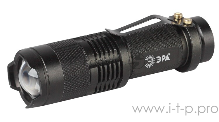 Фонарь UB-602 универсальный Компакт 3Вт 1хAA алюм. изменяемый фокус прищепка блист. ЭРА Б0027826